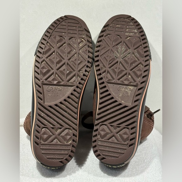 CONVERSE ALL STAR Suede Chuck Taylor High Tops Brown Pink Women's Men’s 5.5 - Picture 9 of 11